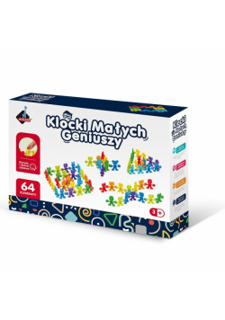 Klocki małych geniuszy liczmany 64 elementów