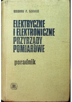 Elektryczne i elektroniczne przyrządy pomiarowe