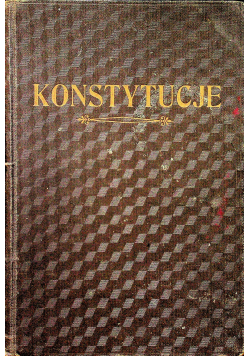 Konstytucje Braci Bosych 1936 r.