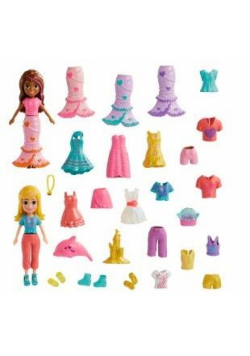 Polly Pocket Zestaw modowy duży z 2 lalkami HKV96