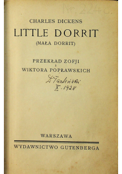 Mała Dorrit 1928 r