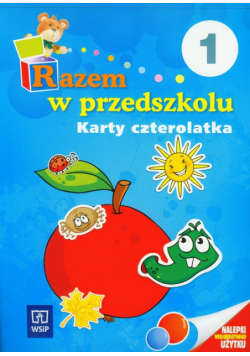 Razem w przedszkolu 1 Karty czterolatka