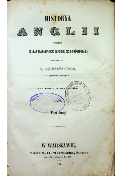 Historia Anglii 1847r