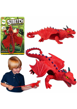 Dinozaur smok czerwony do rozciągania