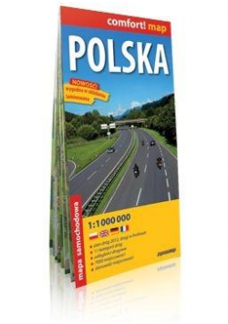 Comfort!map Polska 1:1 000 000 mapa w.2019