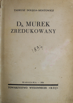 Dr Murek zredukowany 1936 r.