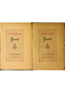 Faust tom 1 i 2 1953 r.