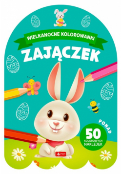 Wielkanocne kolorowanki Zajączek