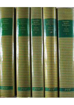 Witkiewicz dzieła wybrane Tom od I do V