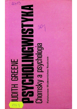 Psycholingwistyka Chomsky a psychologia