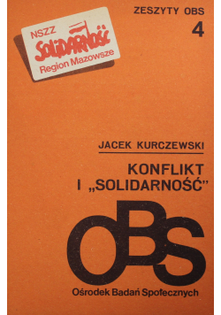 Konflikt i solidarność Zeszyt 4