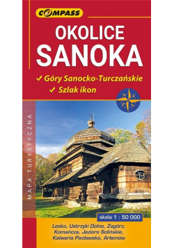 Mapa turystyczna - Okolice Sanoka 1:50 000