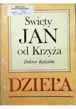 Święty Jan od Krzyża  Dzieła