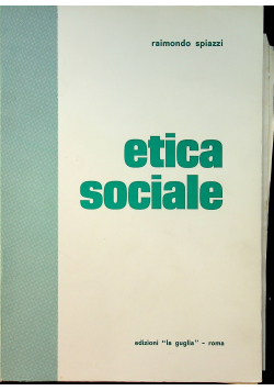 Etica sociale