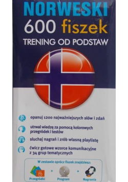 Norweski 600 fiszek Trening od podstaw