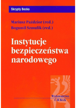 Instytucje bezpieczeństwa narodowego