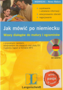 Jak mówić po niemiecku + CD