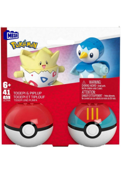 Mega Pokemon Pokeball Togepi i Piplup JCT44