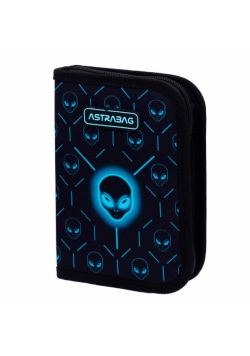 Piórnik pojedyn bez wyp Astrabag Neon Ufo AC1