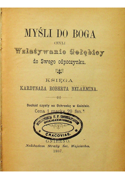 Myśli do Boga 1887r