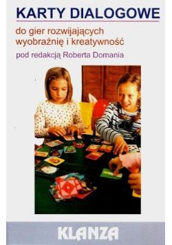 Karty dialogowe do gier rozwijających wyobraźnię i kreatywność