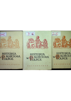Historia Kościoła w Polsce 3 książki