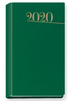 Terminarz 2020 Tygodniowy Standard zielony