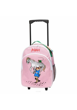 Walizka na kółkach Pippi różowa