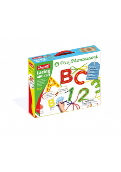 Play Montessori - Przeplatanka ABC+123