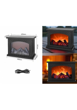 Mini kominek na USB