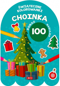 Choinka Kolorowanka z naklejkami