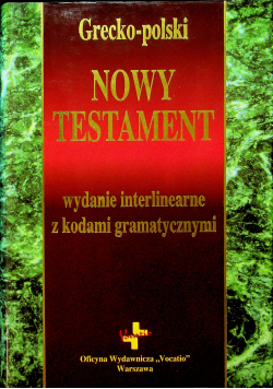 Grecko polski Nowy Testament