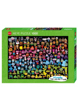 Puzzle 1000 Tęczowe Doodle