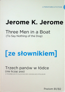 Trzech panów w łódce nie licząc psa wersja angielska z podręcznym słownikiem