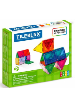 Tileblox zestaw tęczowy 20el