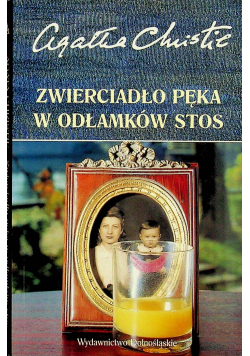 Zwierciadło pęka w odłamków stos