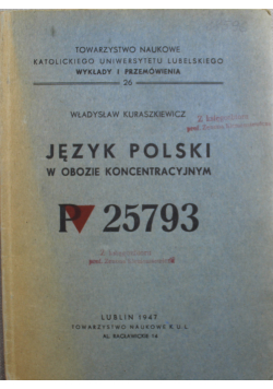 Język Polski w obozie koncentracyjnym