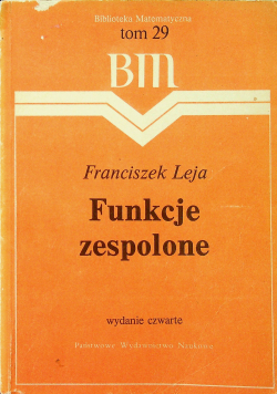 Funkcje zespolone, tom 29