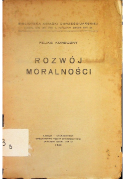 Rozwój moralności 1938 r.