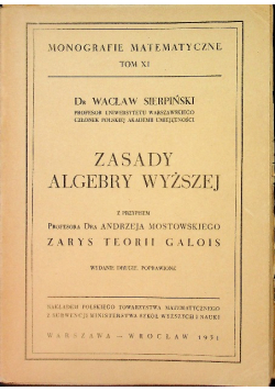 Zasady algebry wyższej