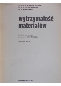 Wytrzymałość materiałów