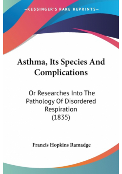 Asthma, Its Species And Complications