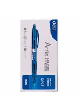 Pióro kulkowe 0,7mm Arris niebieskie (12szt)