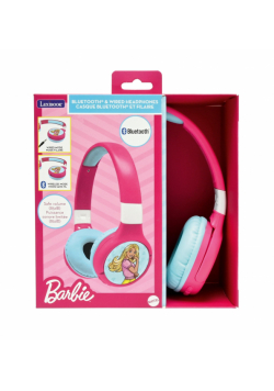 Słuchawki 2w1 Barbie bluetooth Lexibook HPBT010BB