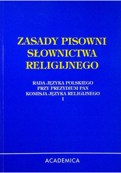 Zasady pisowni słownictwa religijnego I