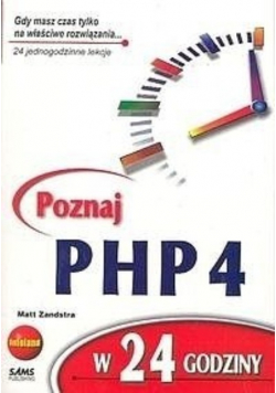 Poznaj PHP4 w 24 godziny