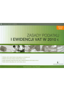Zasady podatku i ewidencji VAT 2010