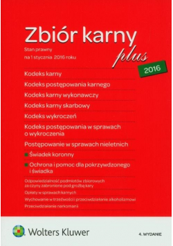 Kodeks karny 2016 PLUS