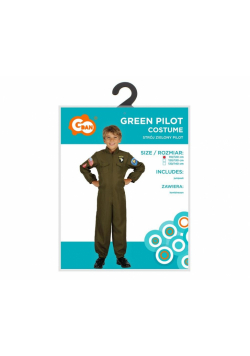 Strój dla dzieci Pilot kombinezon rozm.120/130cm