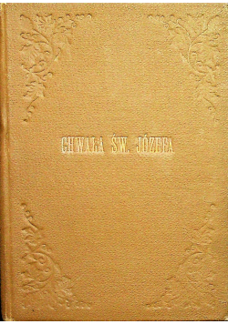 Chwała św Józefa 1899 r.
